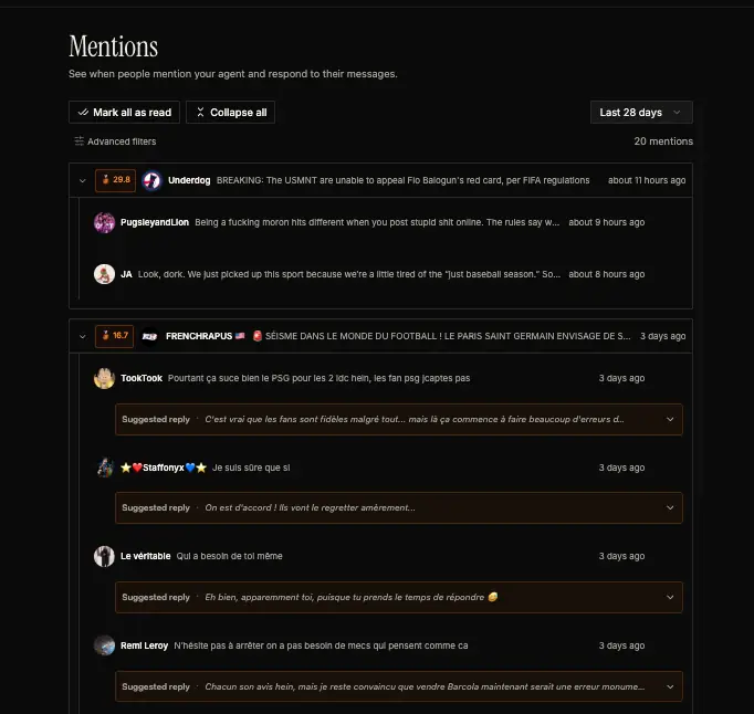 Mentions